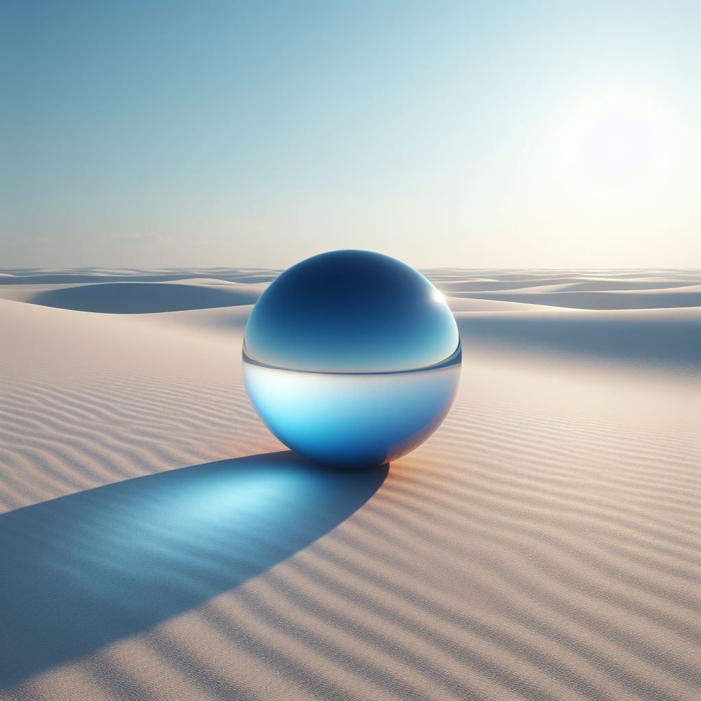 blue sphere