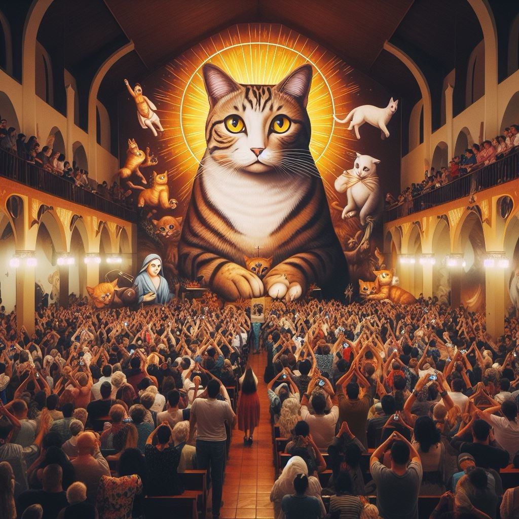 Worship the cat