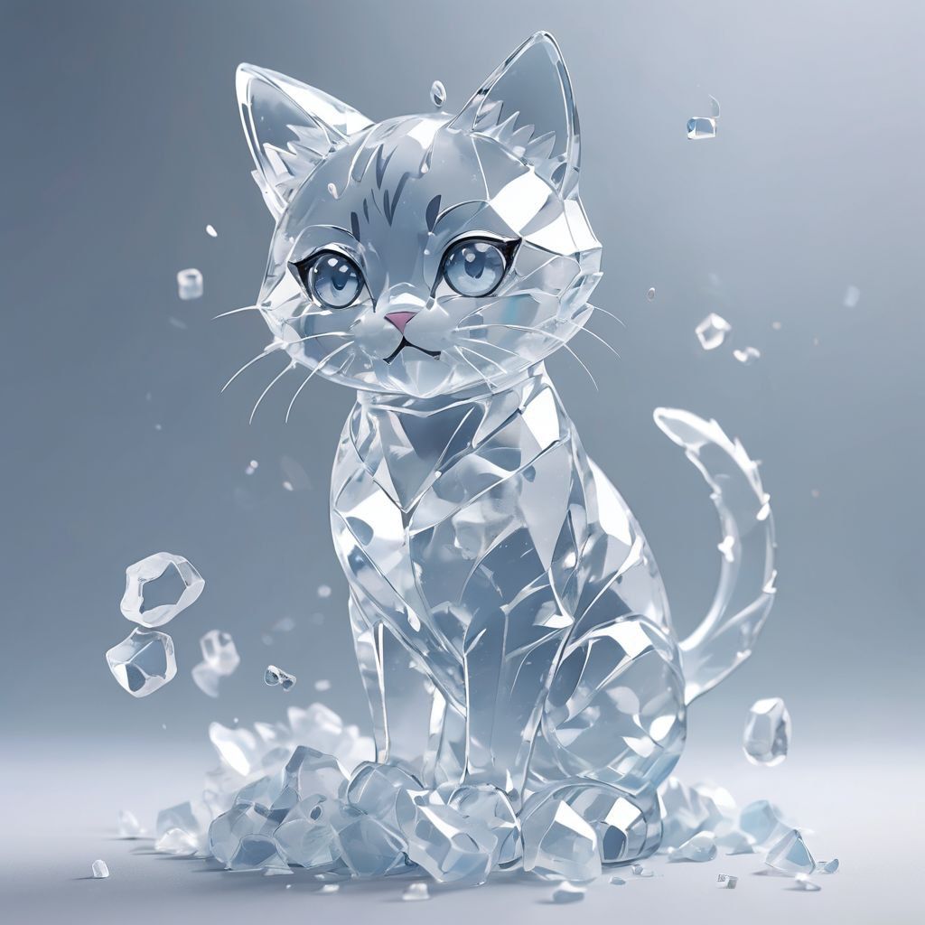 glass cat