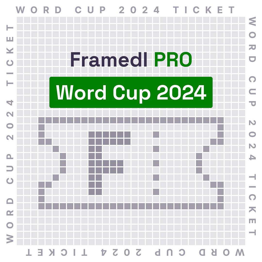 Framedl PRO Word Cup 2024 Ticket