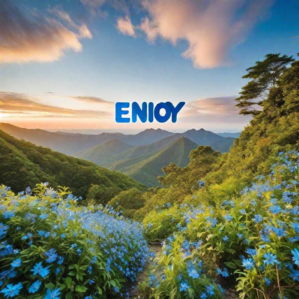 Enjoy with Blue Mountain