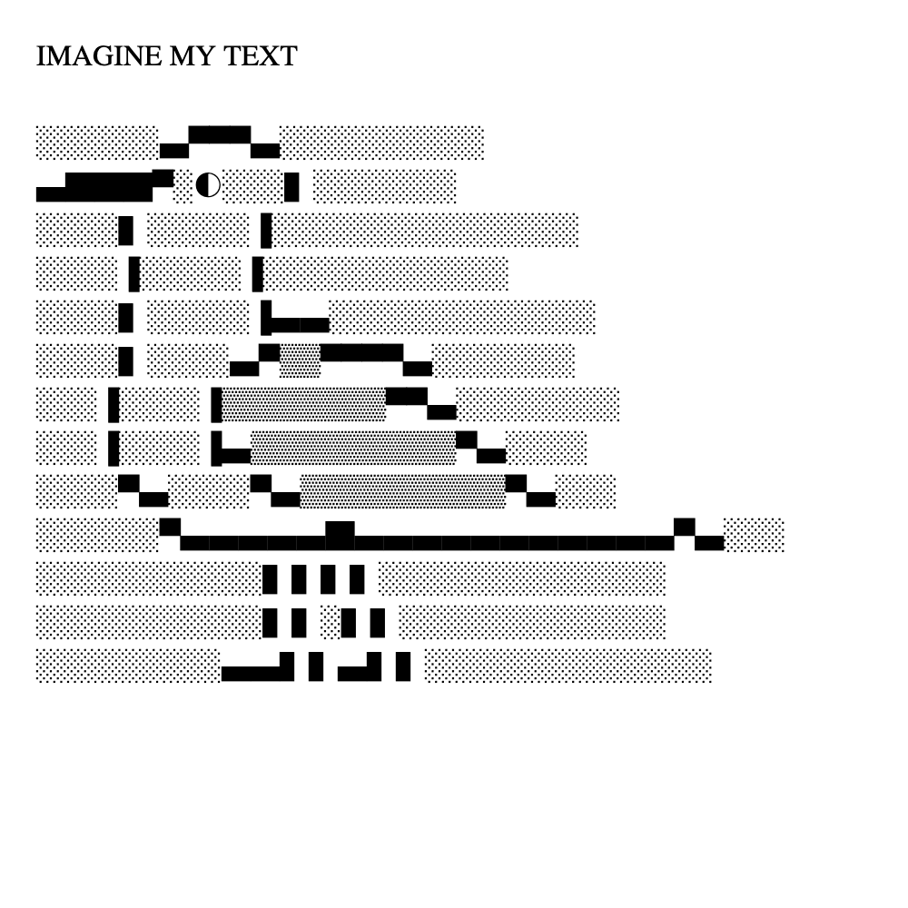 IMAGINE MY TEXT