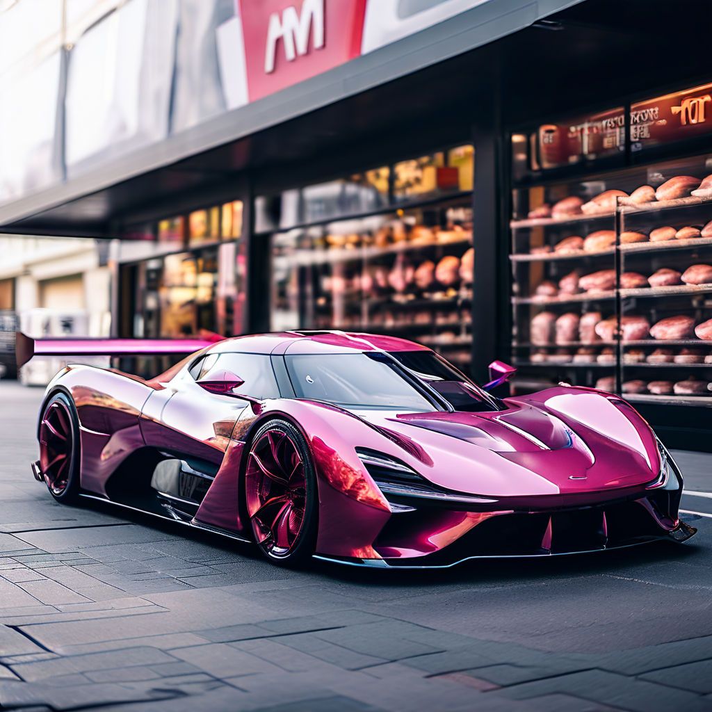 My ham hypercar. I picked up my car and picked you up~