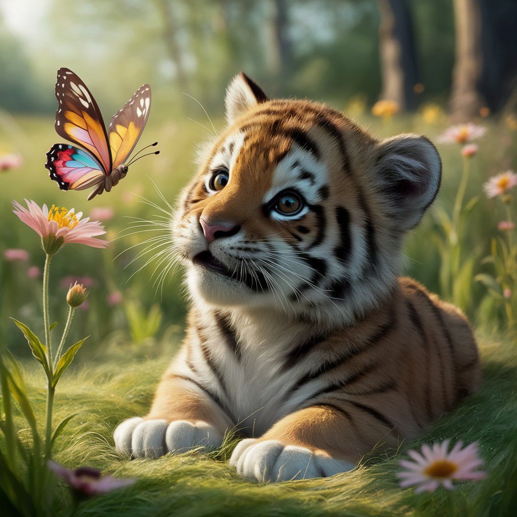 TIger and Butterfly