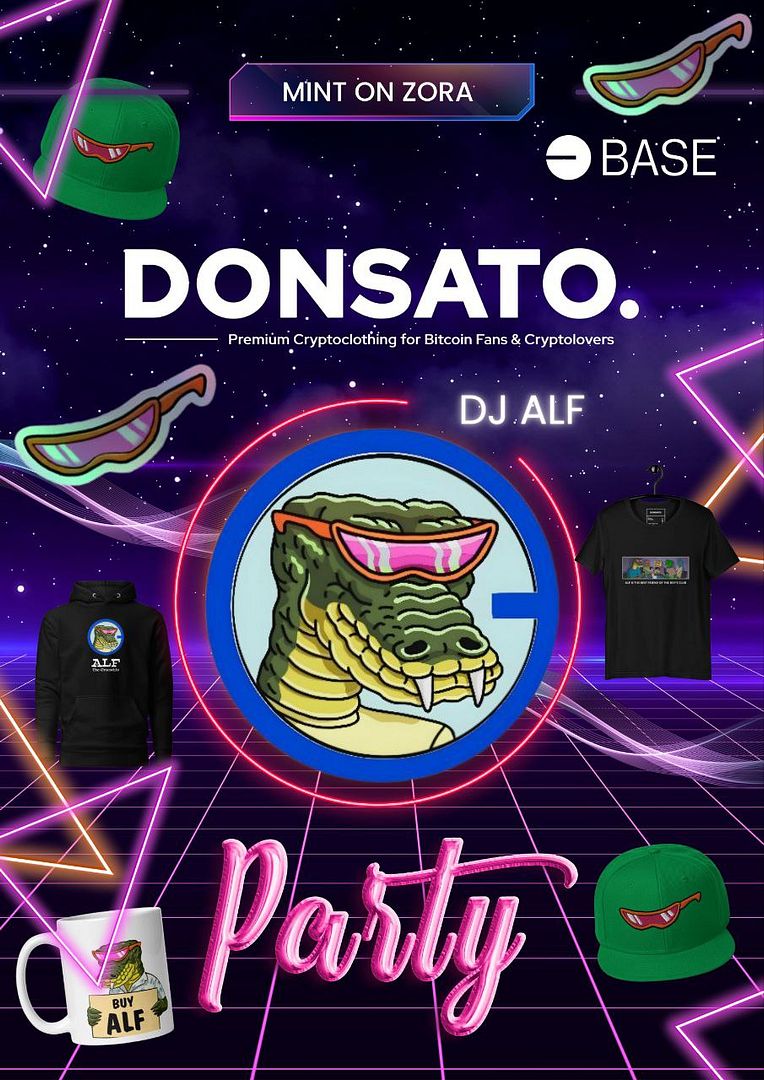 DonSato Shop Party Flyer