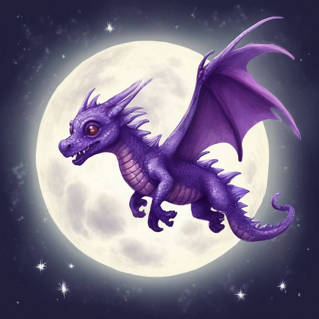 Degen dragon. To the moon