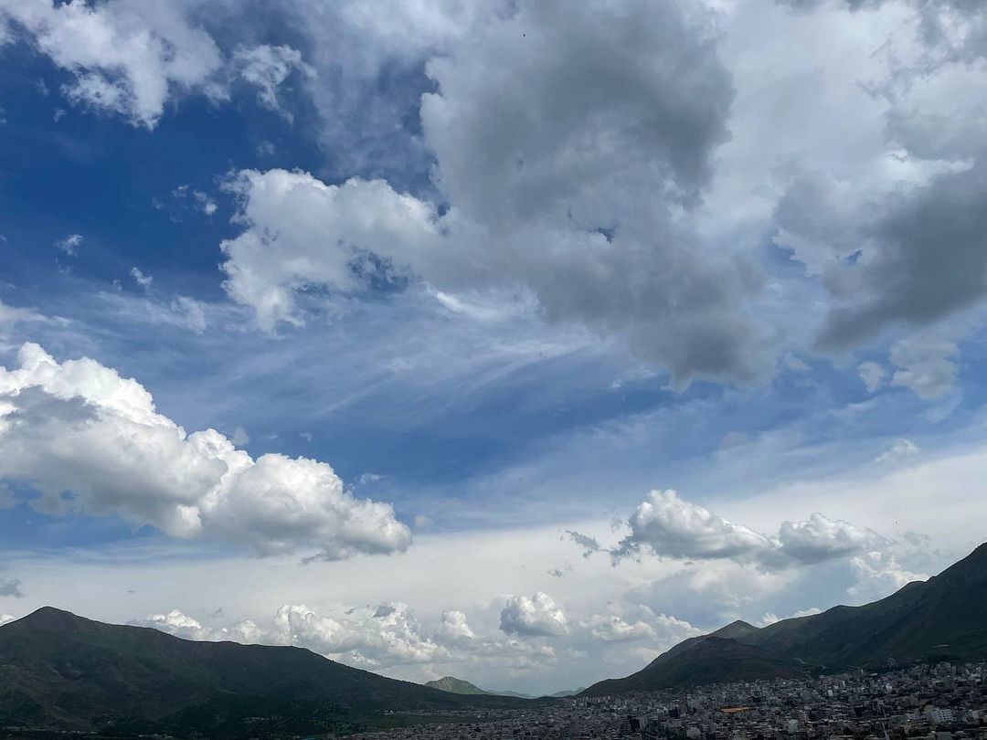 Clouds above the city