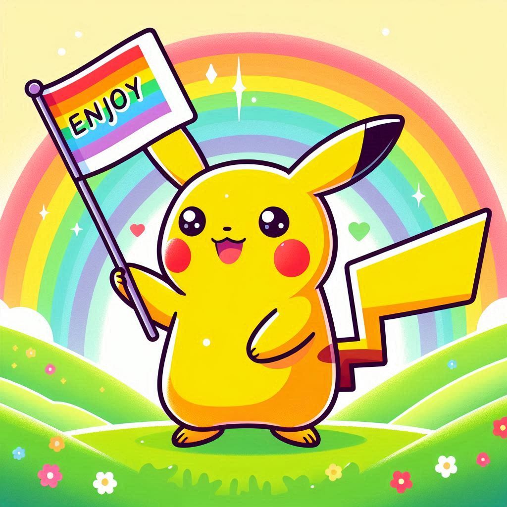 Pikachu Enjoy