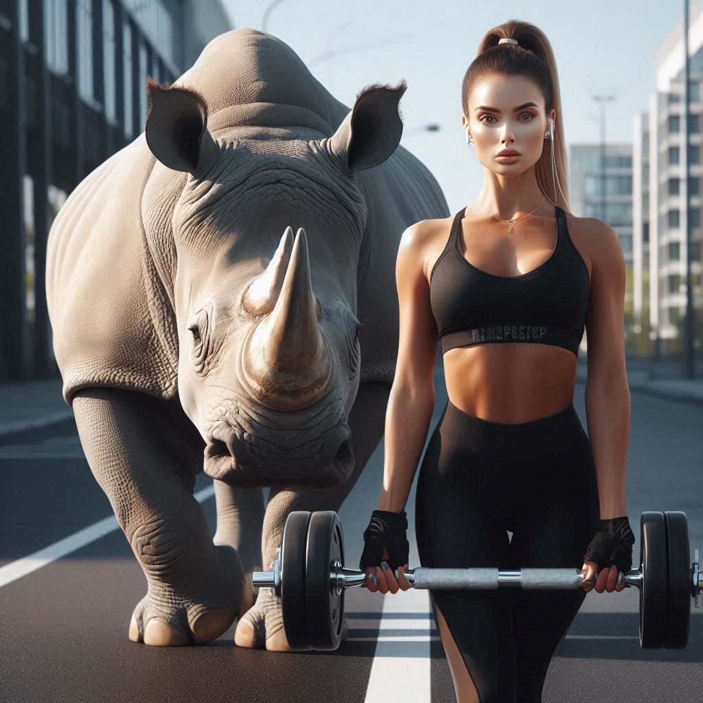 RHINO & FITNESS GIRL (17)