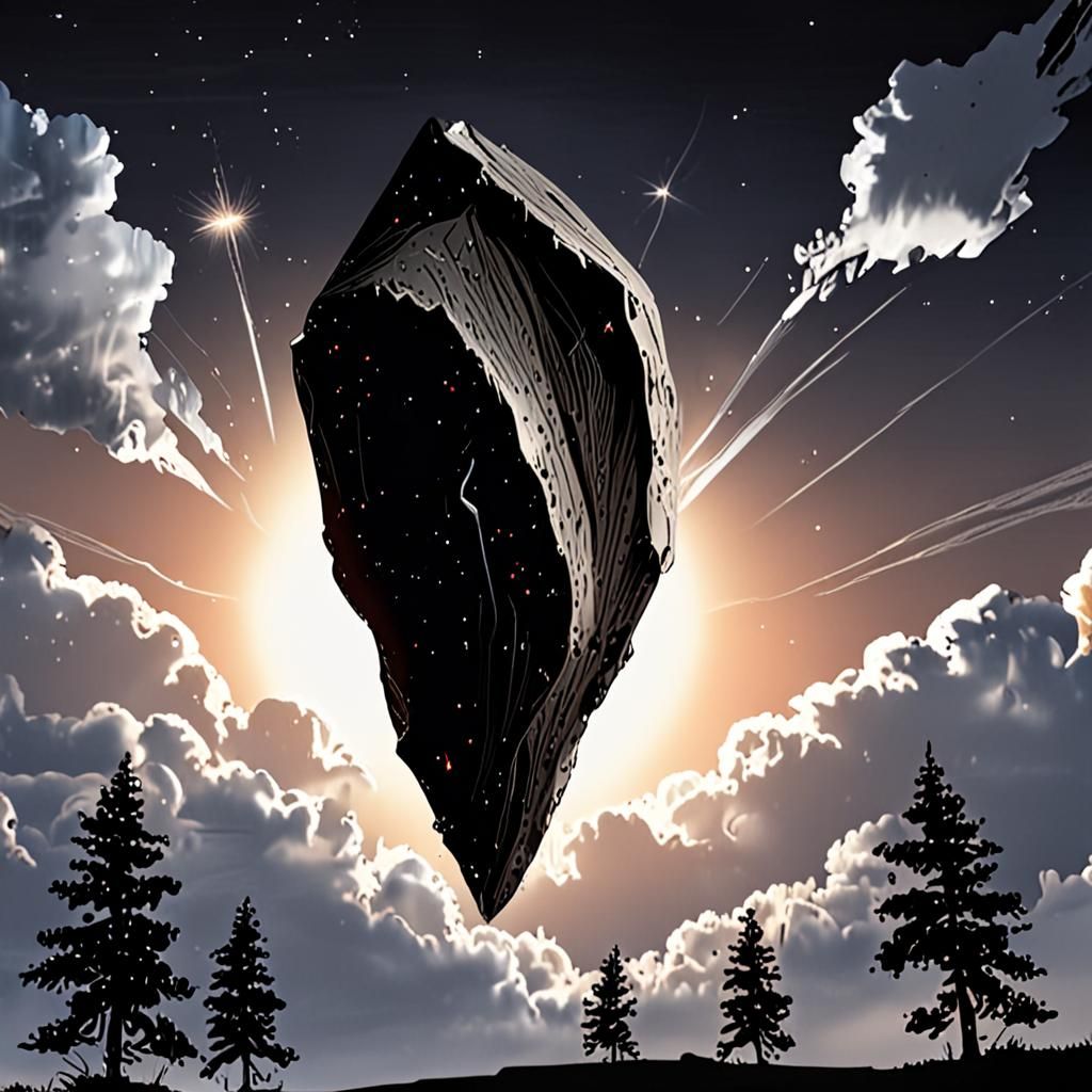 flying meteorite