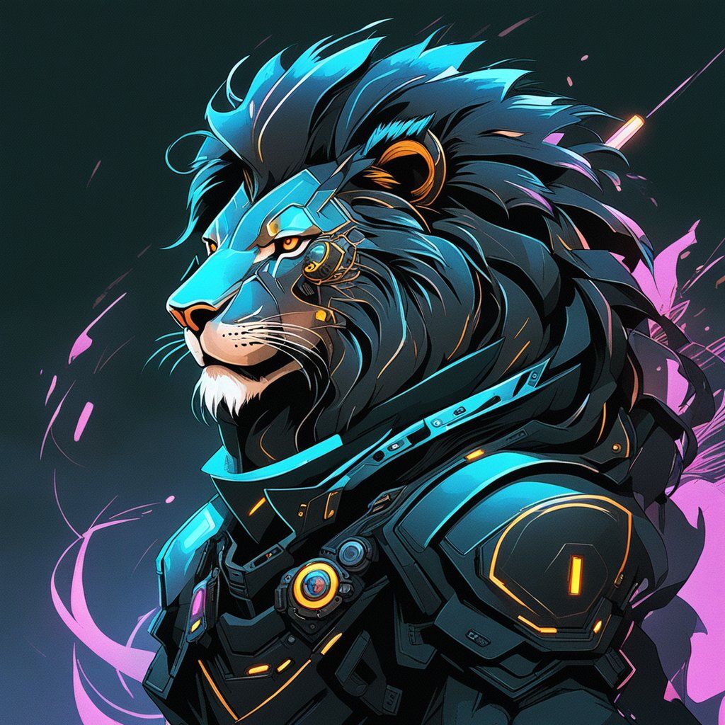 cool lion