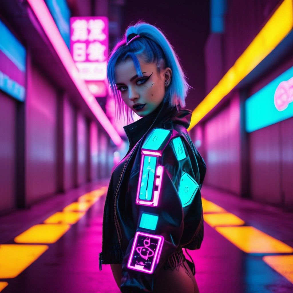 Cyberpunk girl 4