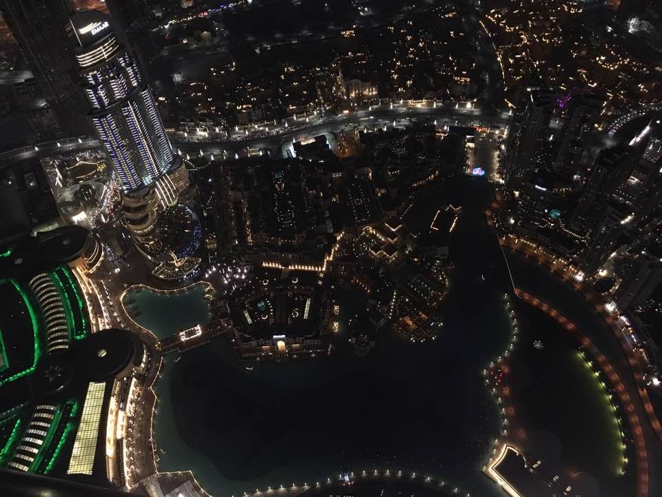 Burj Khalifa from the top view