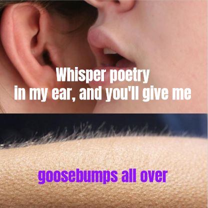 Whispered poememe