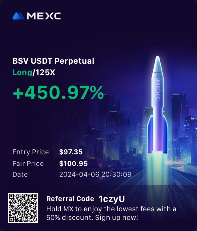 BSV Long 450% Earnings certification 収益認証