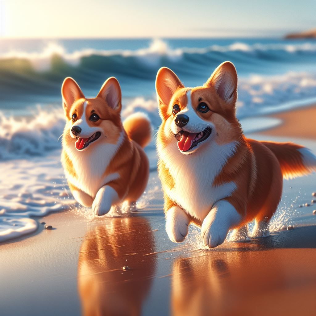 summer corgi!