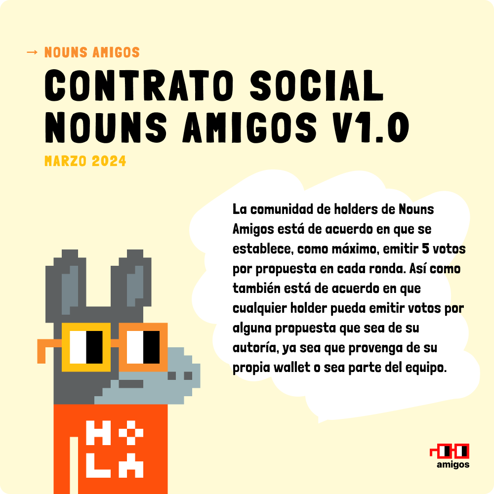 Contrato Social Nouns Amigos v1.0