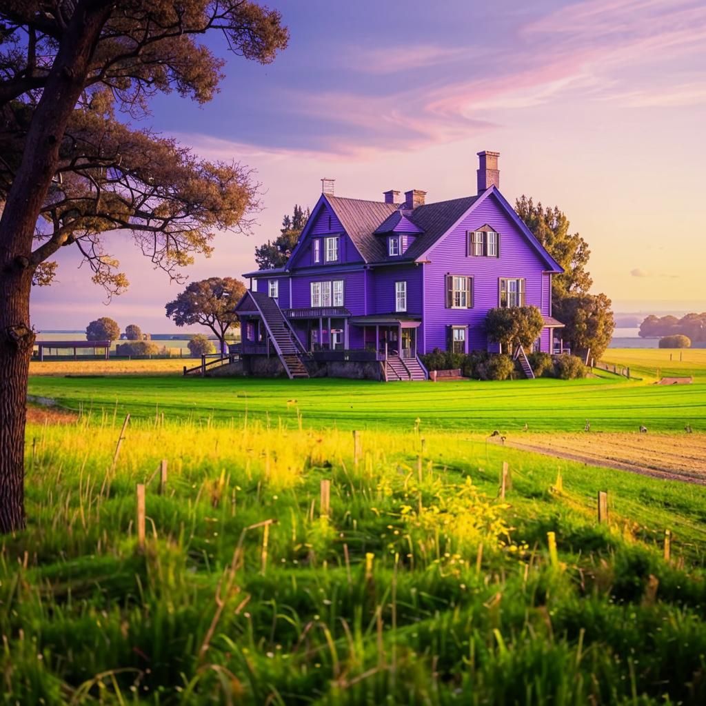 Purple house