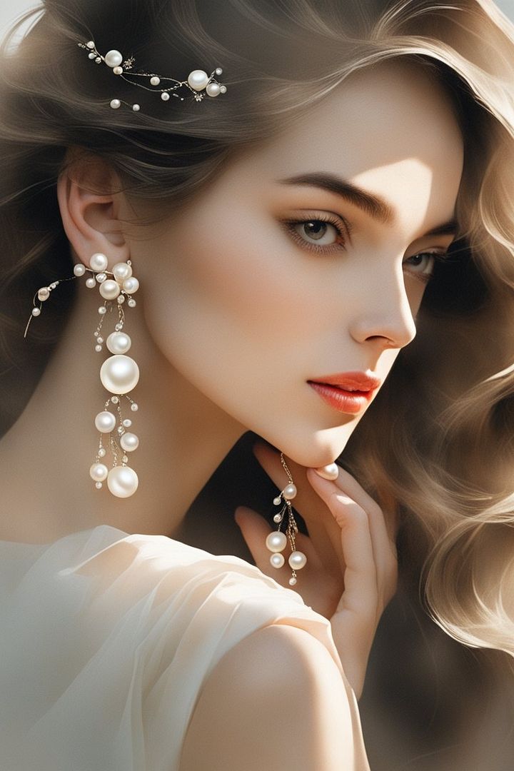 pearl earrings