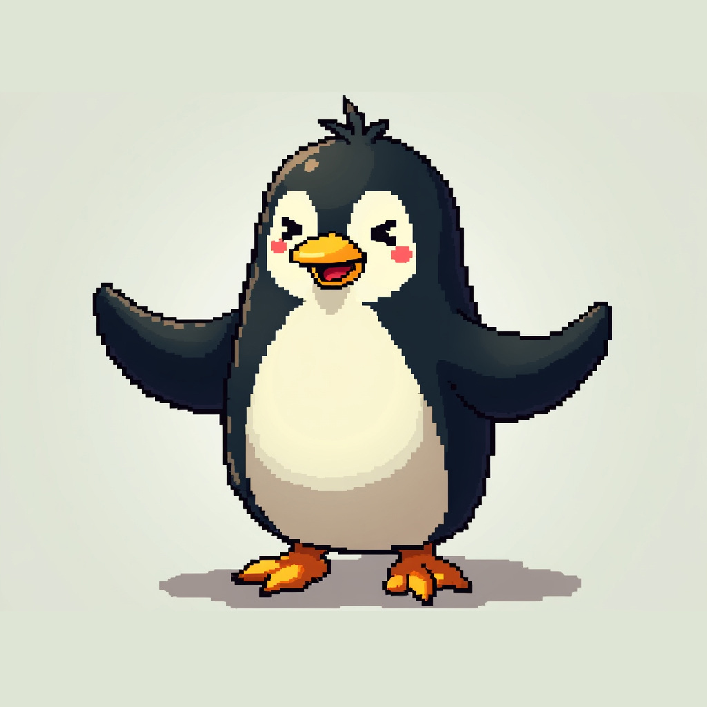 funny penguin