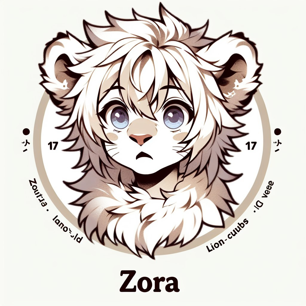 Lion Zora 17 Ages