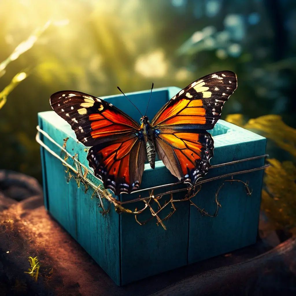 Butterfly in the box