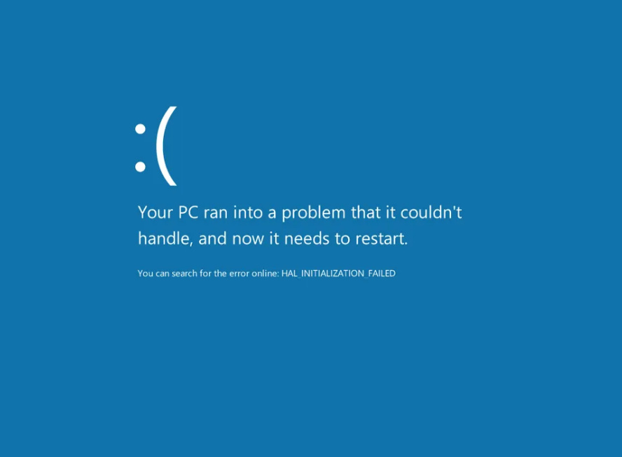 Your PC ran into a problem