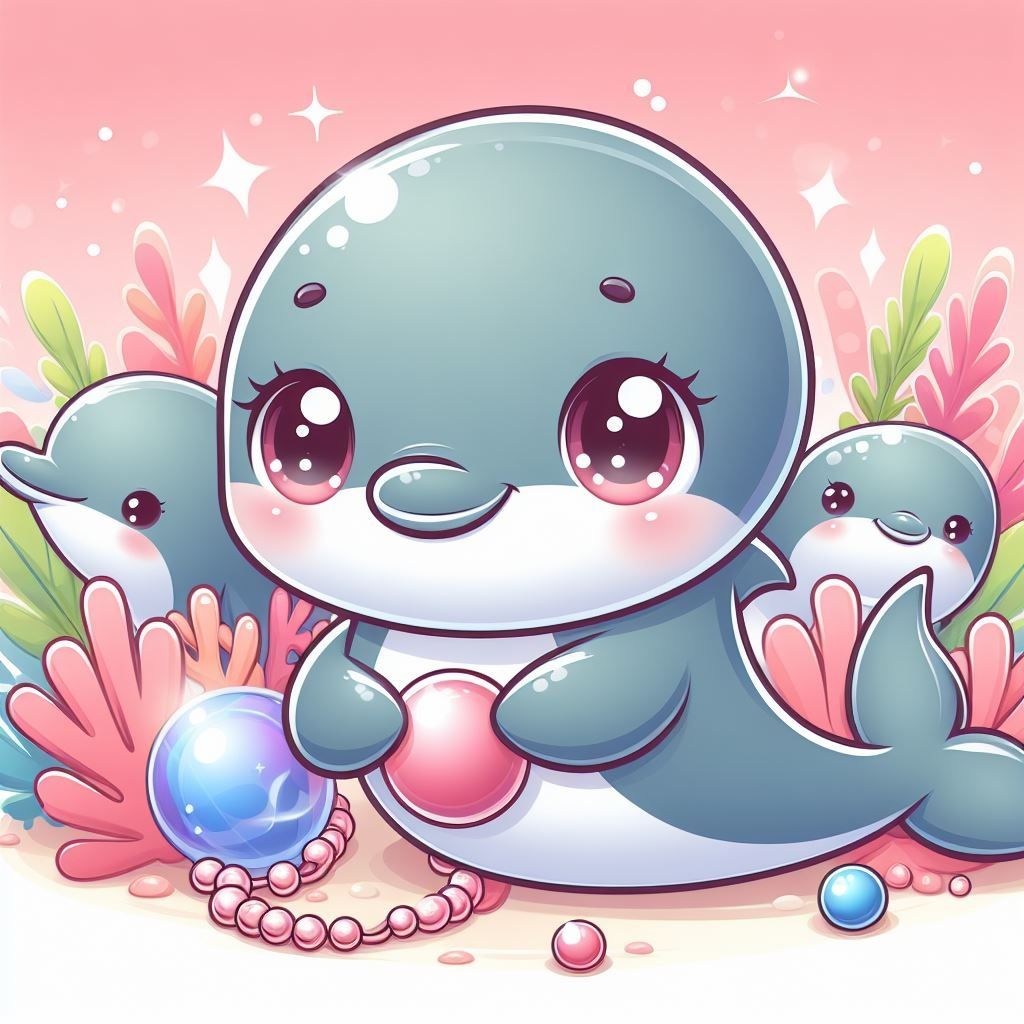 Baby Dolphin and Pearl 11