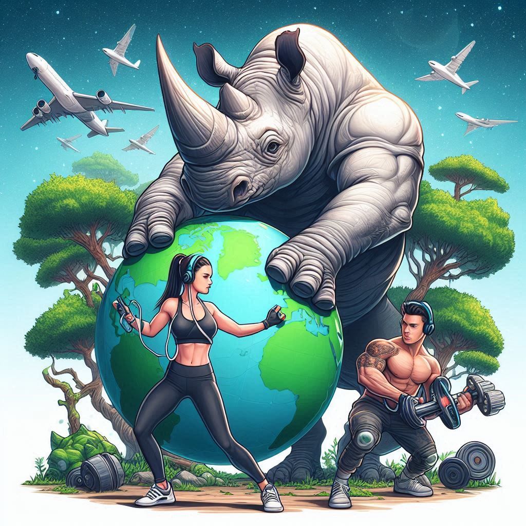 RHINO & FITNESS GIRL (5)