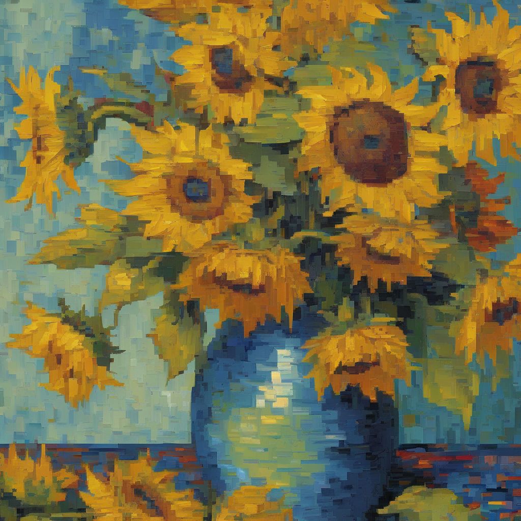 Sunflower_Blue_Vase