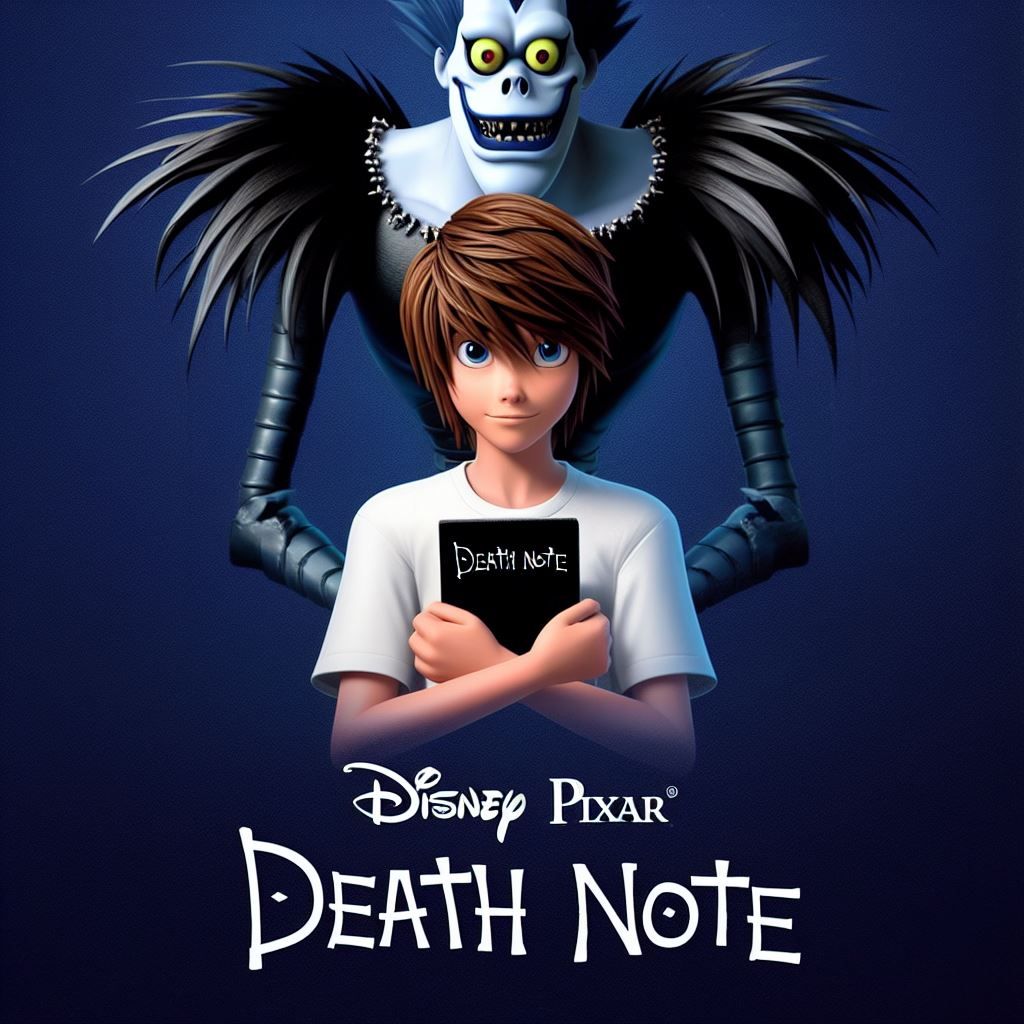 Death Note in Disney style