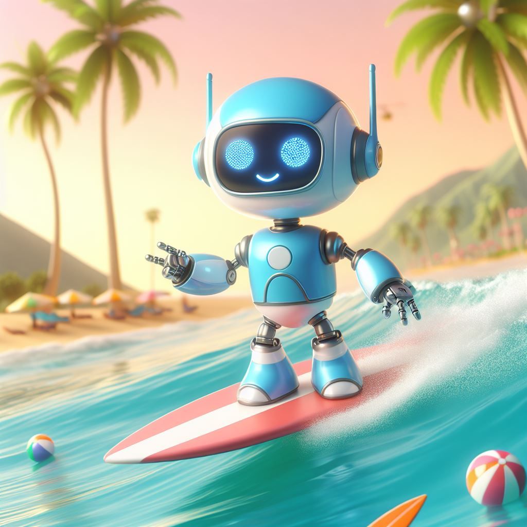 Robot #4 Surfing