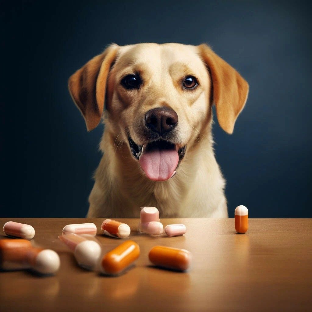 Animals take pills too