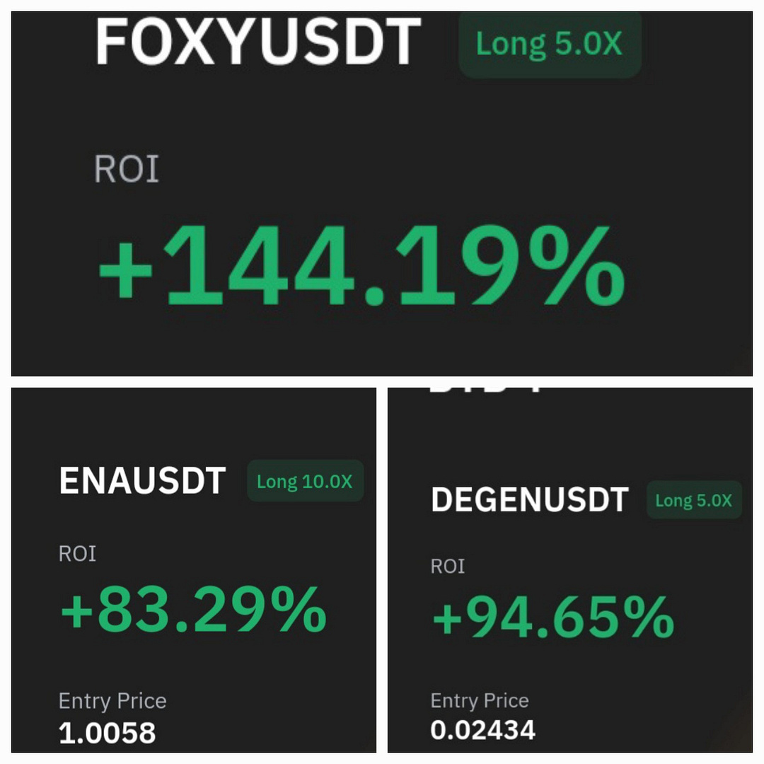 FOXY ENA DEGEN 선물 수익인증 좋은 기운 가져가세요!