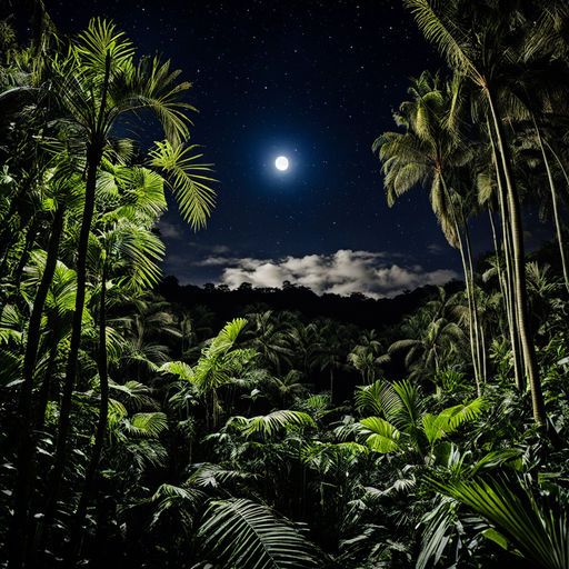 Night in the jungle