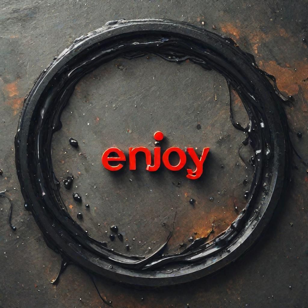 ENJOY with Black Circle