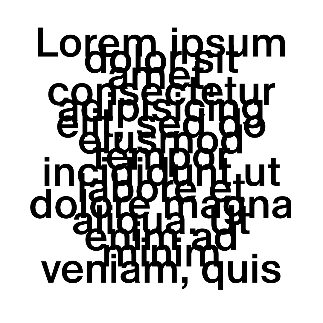 lorem ipsum vibes