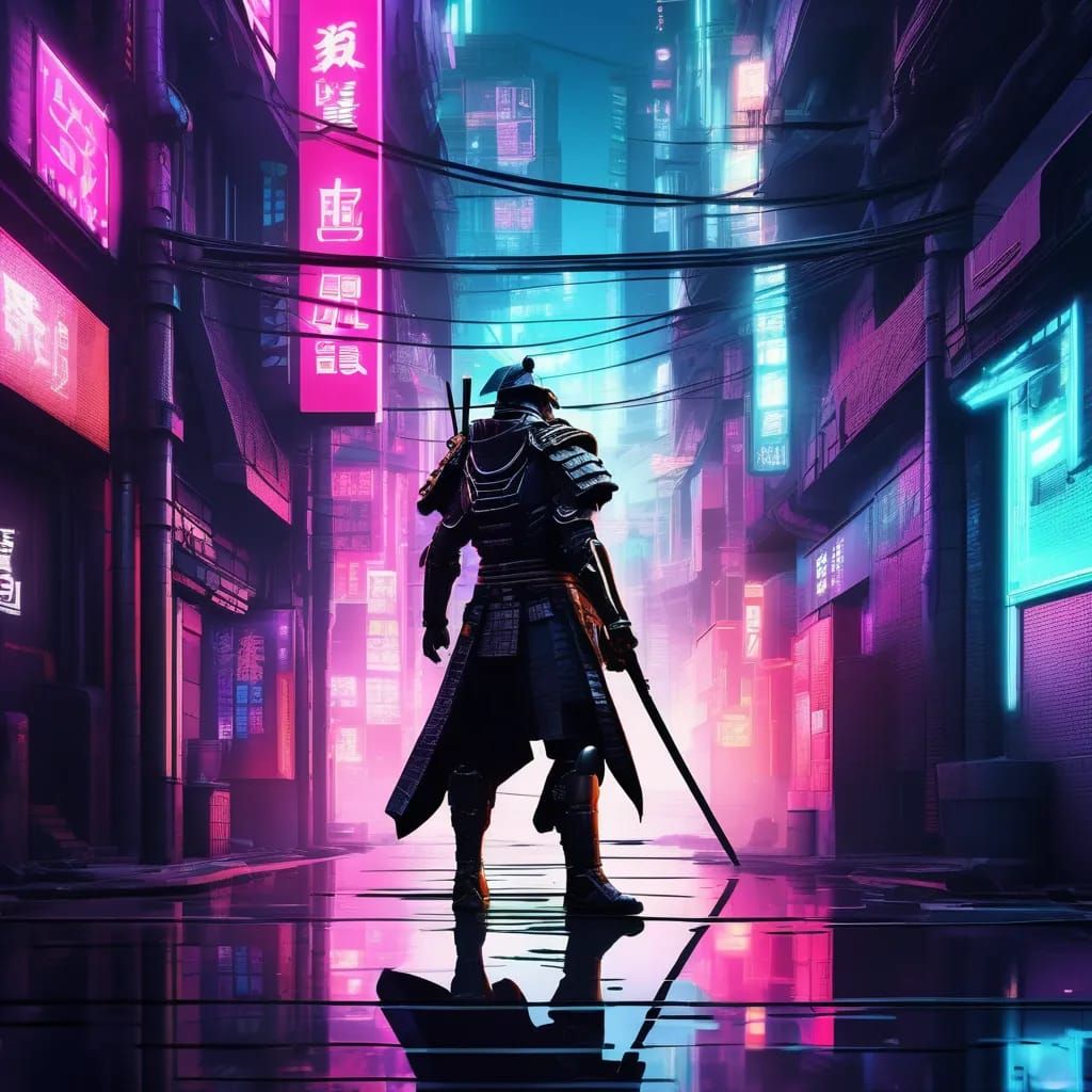 Cyberpunk Samura