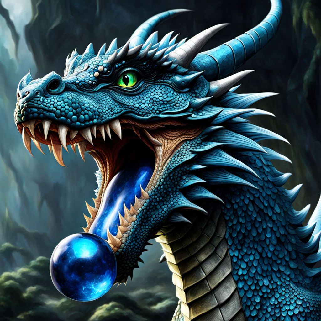 a-dragon-with-a-blue-bead-in-its-mouth