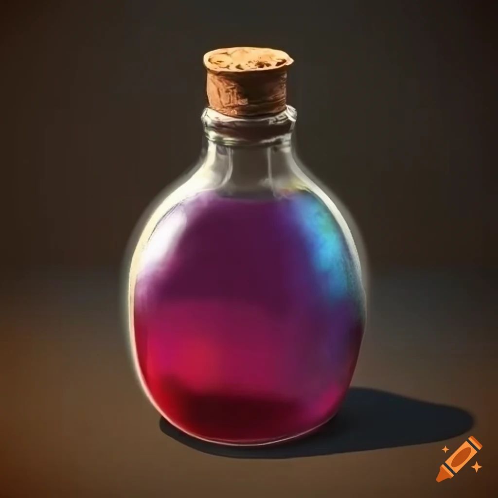 A potion bottle of an antidote