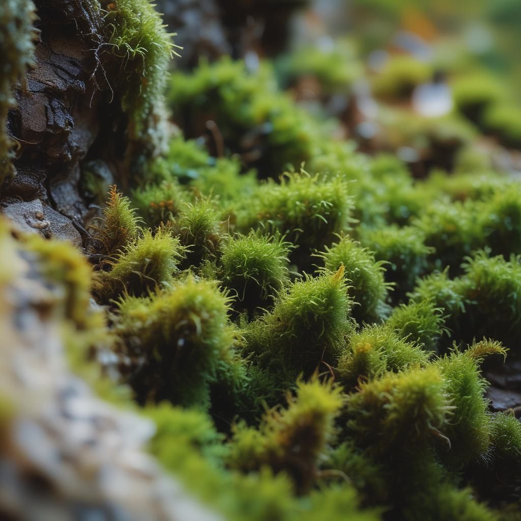 Moss in close-up