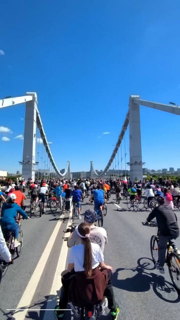 bike marathon in Moscow