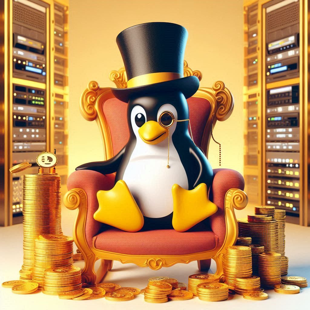 Rich man penguinian