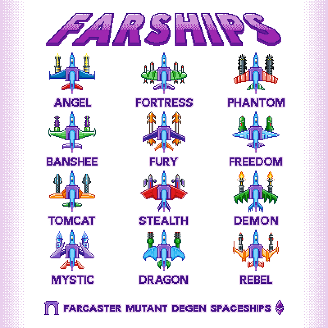 FarShips Chart | Farcaster Mutant Degen Spaceships