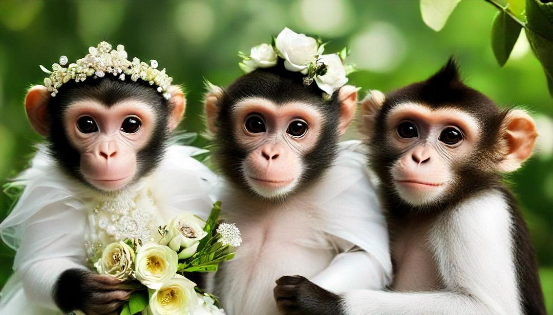 Baby-ape-wedding