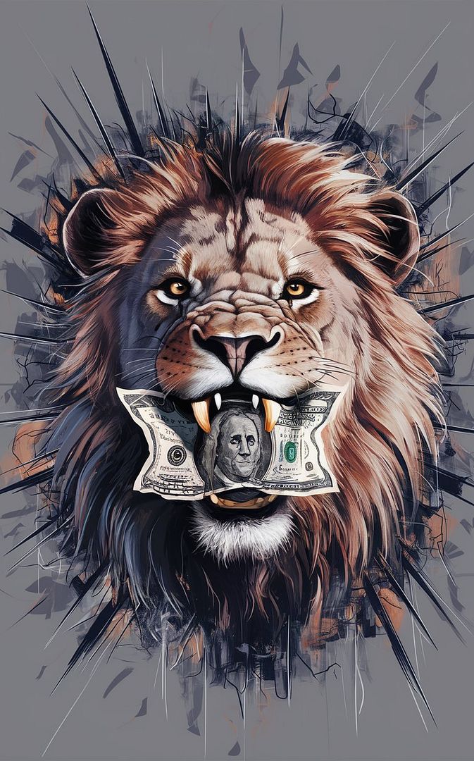 Money lion