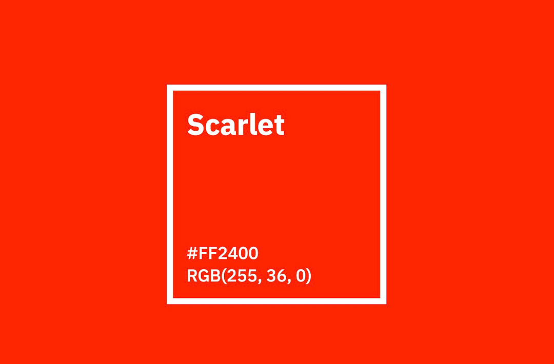 scarlet