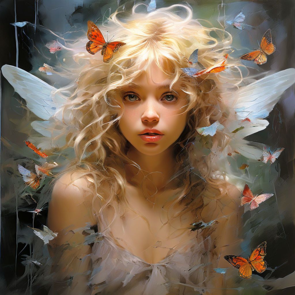 Fairy in the Whispers of Butterflies