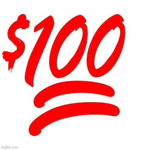 $100