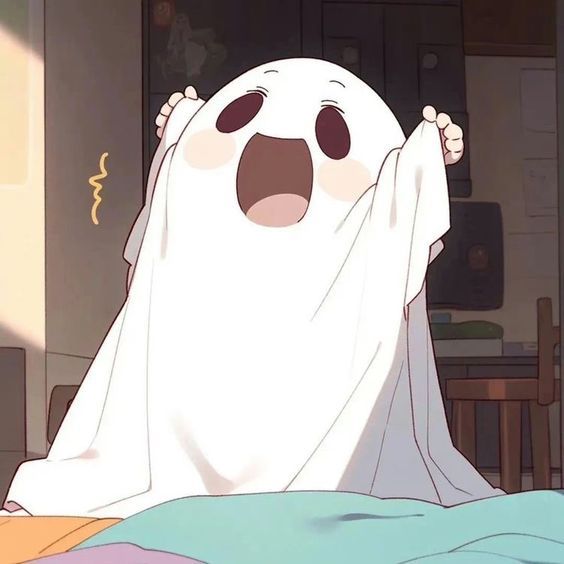 spooky cute ghost